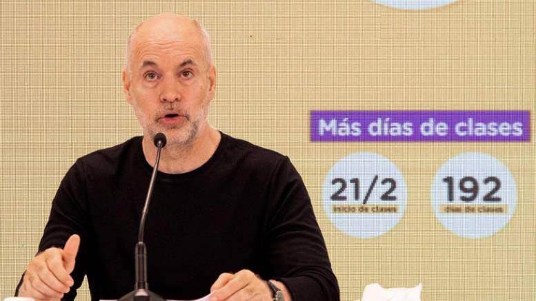 En este momento estás viendo Rodríguez Larreta anunció el calendario escolar 2022 con 192 días de clases