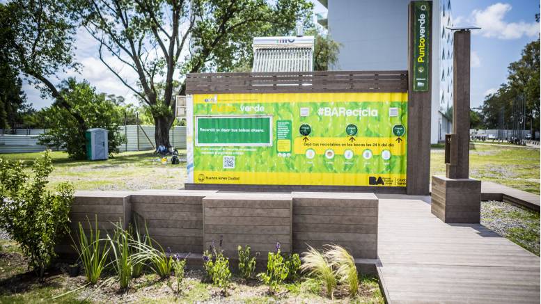 Se abrió la primera Estación Punto Verde en el Barrio Olímpico