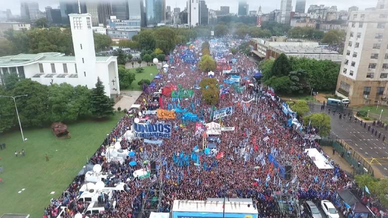 Acto para apoyar a CFK: «Todos con Cristina»