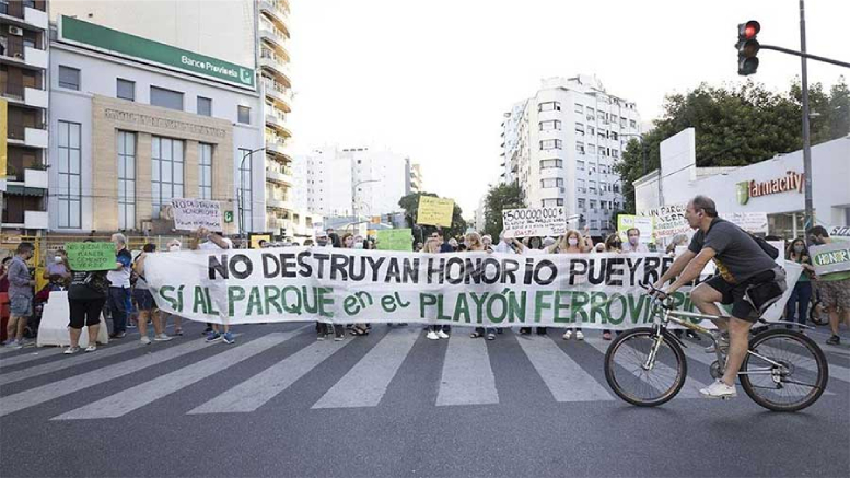 En este momento estás viendo La Justicia de la Ciudad suspendió los trabajos del Parque Lineal de Caballito por contaminación acústica