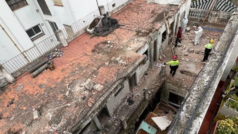 En este momento estás viendo El fiscal general de la Nación investiga posibles irregularidades en la obra que se derrumbó en el barrio porteño de Caballito