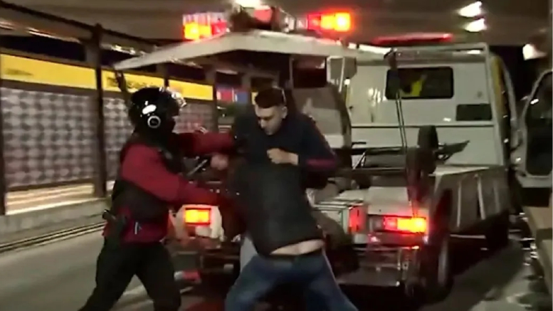 En este momento estás viendo En Palermo se originó una brutal pelea por un tes de alcoholemia